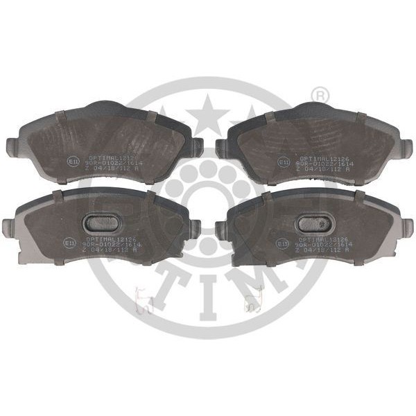 Optımal Bp12126 Fren Balata Seti Diskli Fren Combo Kasten/Kombi-Combo Tour-Corsa Cf08-F68 -Corsa C Kastenf08-W5L -Me 