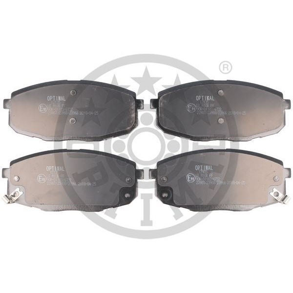 Optımal Bp12135 Fren Balata Seti Diskli Fren İ30Fd -İ30 Cwfd Carens Iıfj -Cee D Schr Ghecked -Cee D Swed -Pro Cee D 