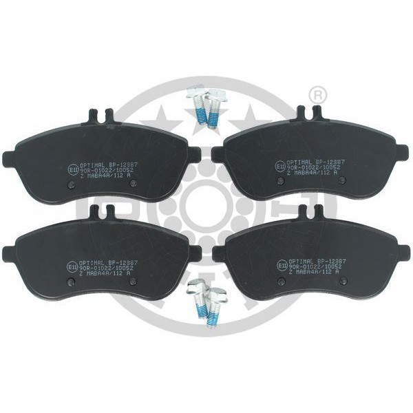 Optımal Bp12387 Fren Balata Seti Diskli Fren C-Klassew204 -C-Klasse Coupec204 -C-Klasse Kombis204 -E-Klassew211 -E-K 