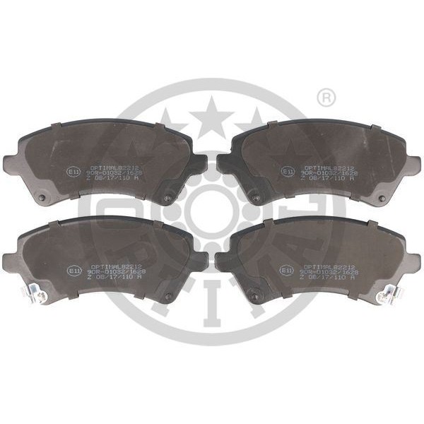 Optımal Bp82212 Fren Balata Seti Diskli Fren Corolla E11 -Corolla E12 -Corolla Combi E12 -Corolla Compact E11 -C