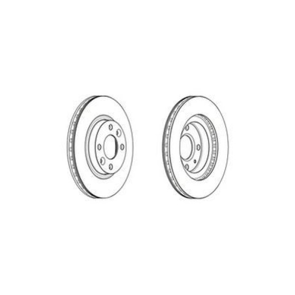 Renault 402066839R Fren Diski &Ouml;n Clio IV Logan II Logan II Mcv Sandero Yeni Model 1.5DCI 12-