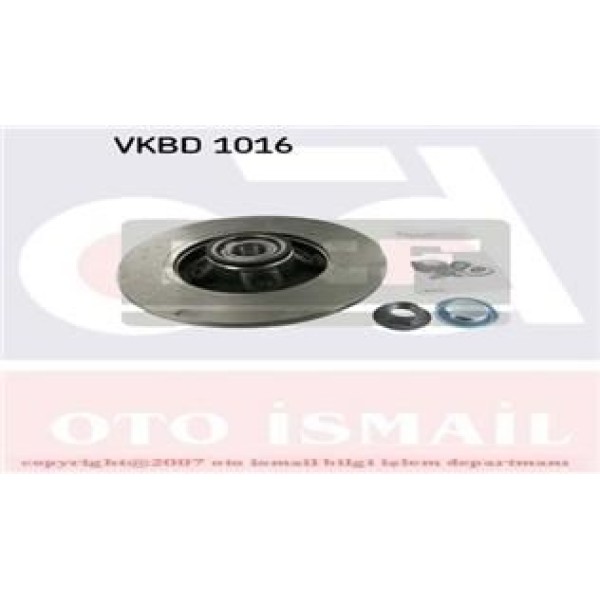 Skf Vkbd1016 Fren Diski Arka 308 Sw 07- 