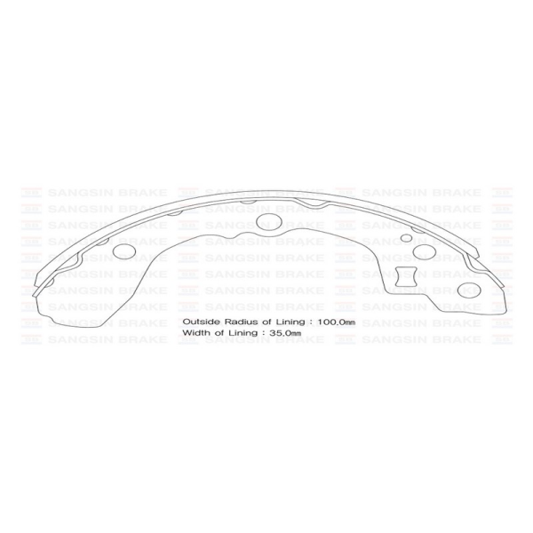SANGSING Sa053 Fren Balatası Arka Sephıa 98 Shuma 98-