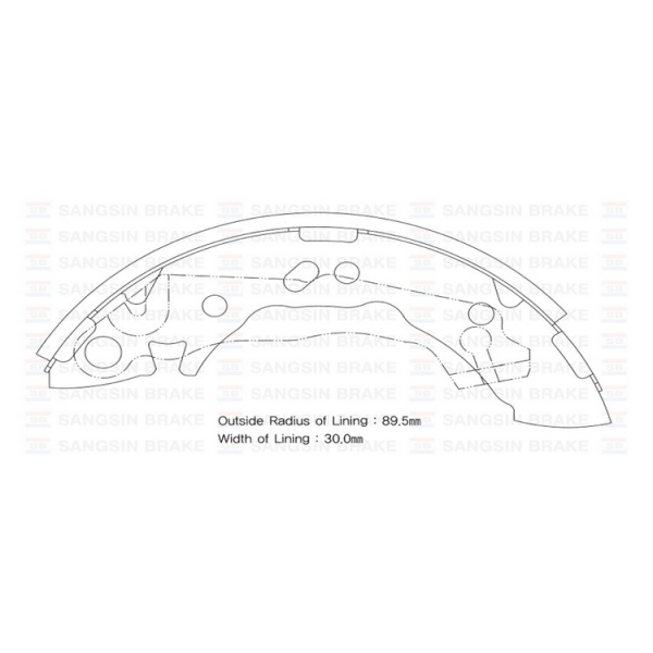 SANGSING Sa096 Kampana Balata Atos 1.0I Atos Prıme 1.0I 98- 