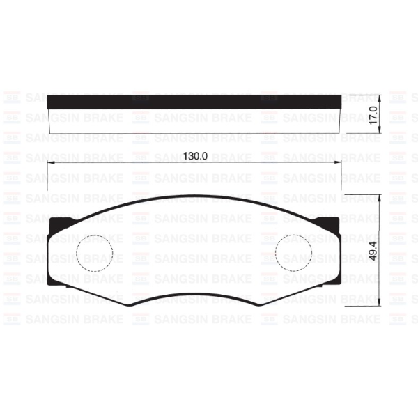 SANGSING Sp1095 Fren Balatası &Ouml;n D21 D22 98- 