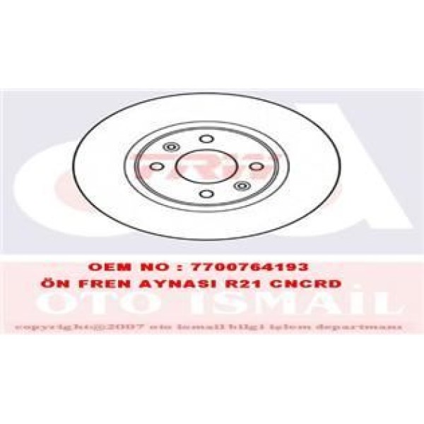 Trw Df2011 Fren Diski &Ouml;n R21 Concorde  Havalı 265Mm