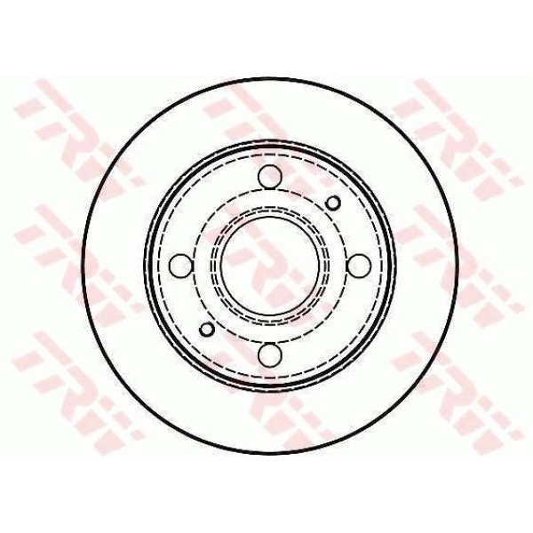 Trw Df4070 Fren Diski &Ouml;n Charade 03- 