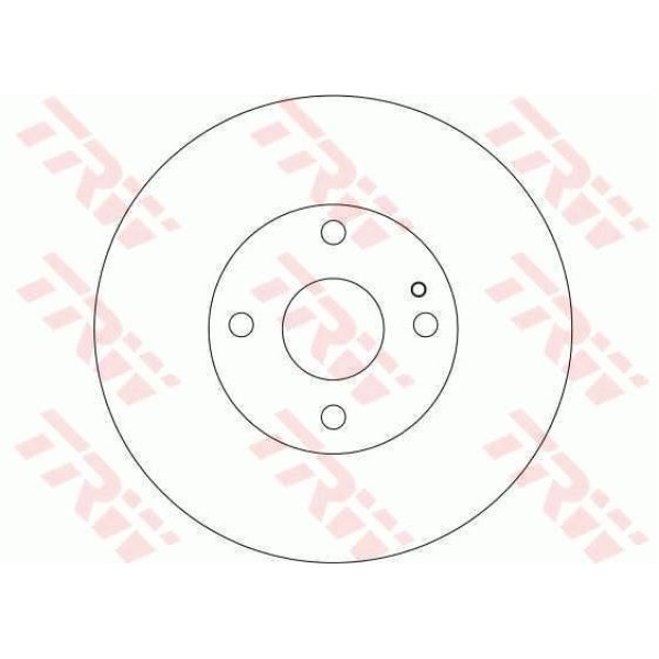 Trw Df4119 Fren Diski &Ouml;n Mazda 323 Familia 98- 