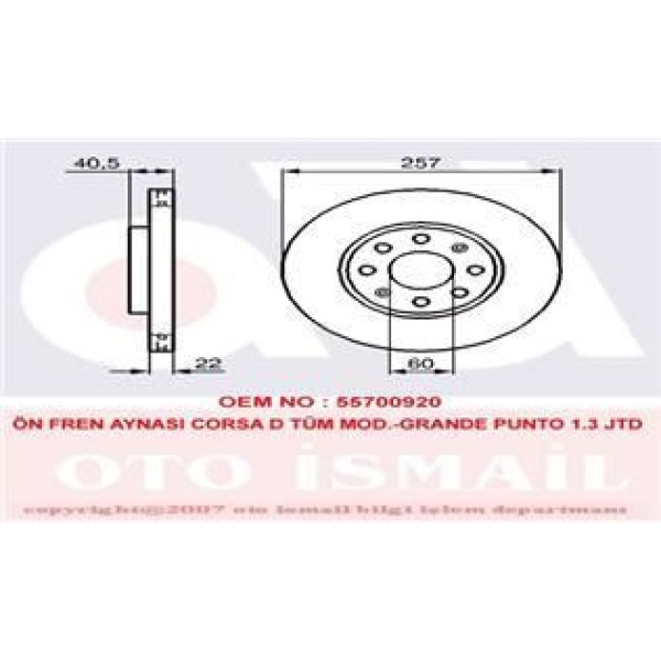 Trw Df4796 Fren Diski &Ouml;n Punto Evo 09- 