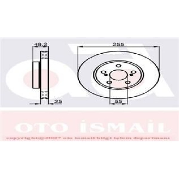 Trw Df4877 Fren Diski &Ouml;n Corona At191 92- 