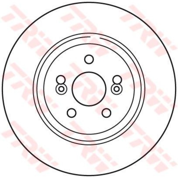 Trw Df6117S Fren Diski &Ouml;n Clio III 06- 