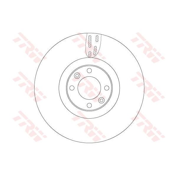 Trw Df6140 Fren Diski On Havalı 339 Mm Citroen Ds4 Ds51.6HDI 11- Peugeot 308 1.6 10-