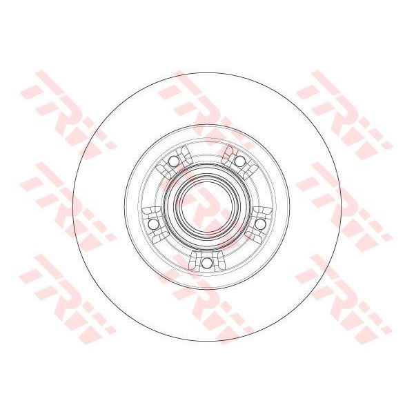 Trw Df6203Bs Fren Diski Arka Scenıc III Grand Scenıc 1.2 Tce 1.4 1.5DCI 1.6DCI 1.9DCI 09- 