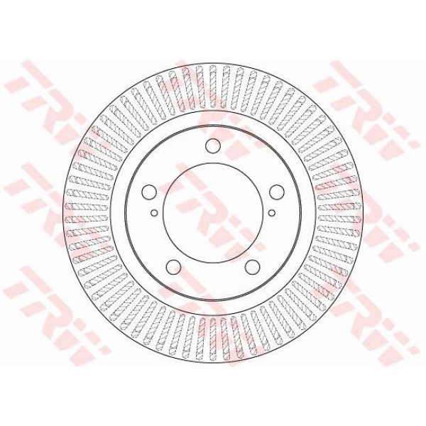 Trw Df6239S Fren Diski &Ouml;n Land Cruıser 08- 