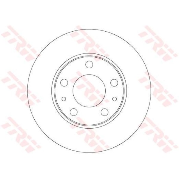 Trw Df6287 Fren Diski Arka Iveco Daily III Box Body / Estate. Daily III Bus. Daily III Platform 2001-2007