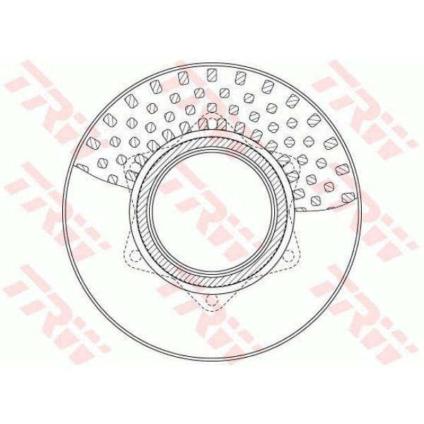 Trw Df6334S Fren Diski Arka Varıo 1996