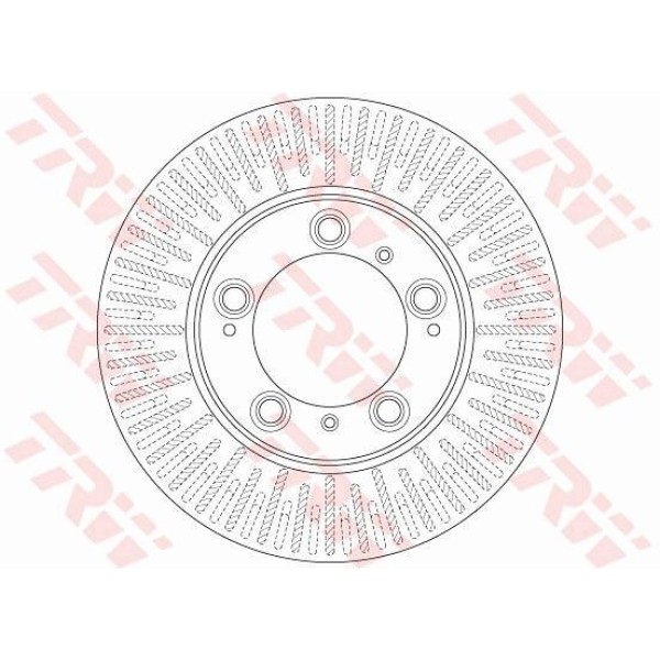 Trw Df6411 Fren Diski &Ouml;n Boxster 1996-2004 