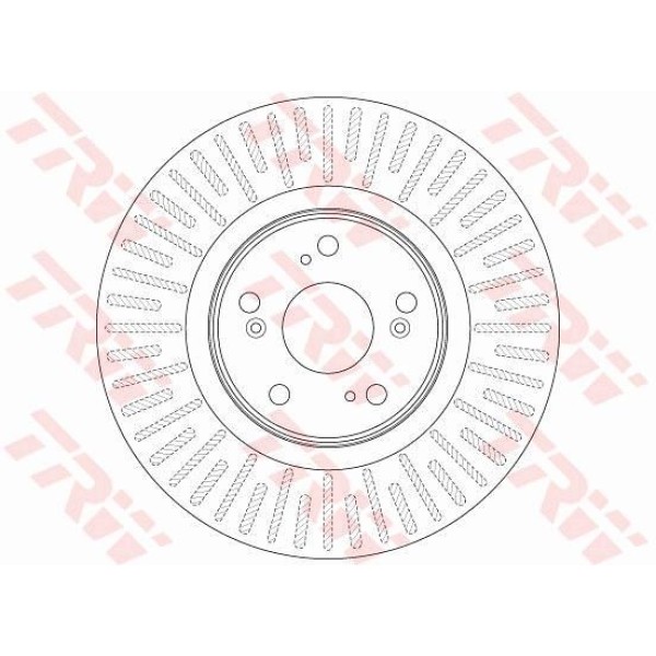 Trw Df6437 Fren Diski &Ouml;n Accord VIII 08- 