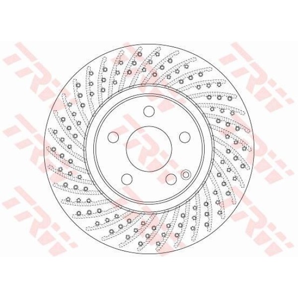 Trw Df6477 Fren Diski &Ouml;n Sl 2003-2012 