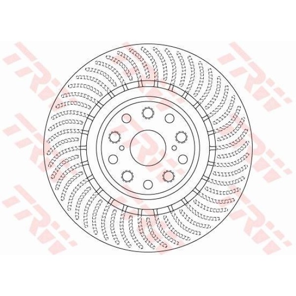 Trw Df6489S Fren Diski &Ouml;n Lexus Ls 2006