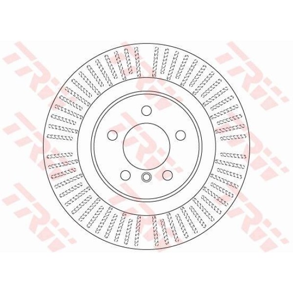 Trw Df6507S Fren Diski &Ouml;n Range Rover III 02- 