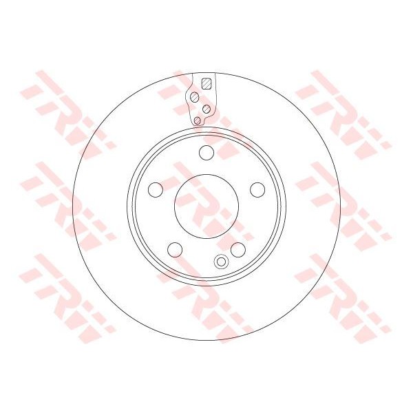 Trw Df6548 Fren Diski &Ouml;n Mercedes A Serısı W716 B Serısı 