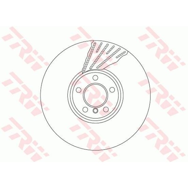 Trw Df6622S Fren Diski &Ouml;n 5D 374Mm F07 F01 F02 F04