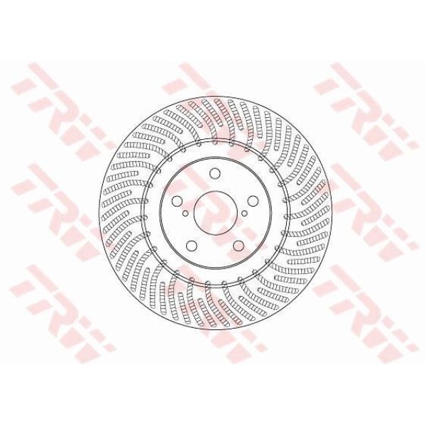 Trw Df6692S Fren Diski Sol-&Ouml;n Lexus Gs L1 . Gs S19 . Rc C1 2012