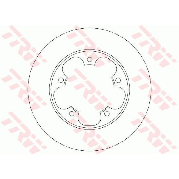 Trw Df6748 Fren Diski Arka Transit V363 14- 