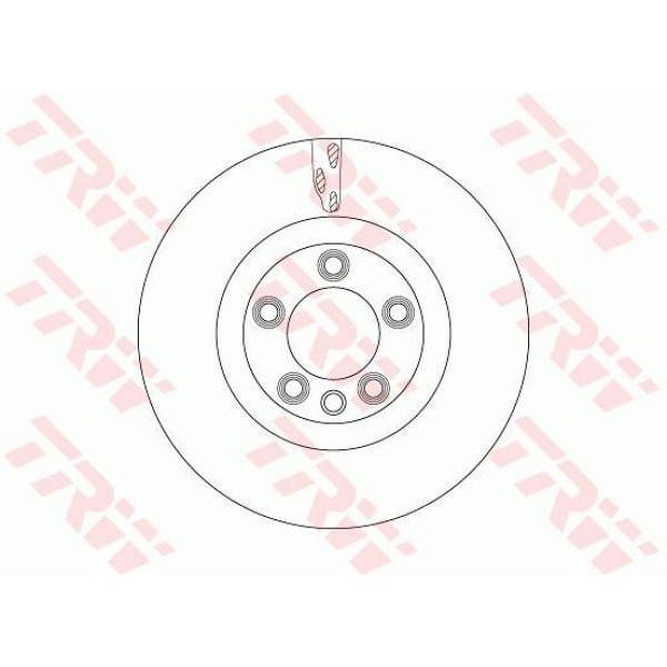 Trw Df6772S Fren Diski &Ouml;n Touareg 7L 02- 