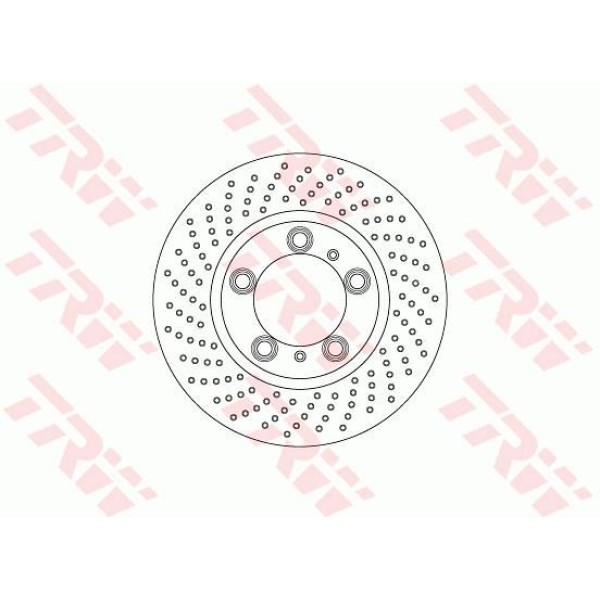 Trw Df6778S Fren Diski &Ouml;n Boxster 2012 Cayman 2013