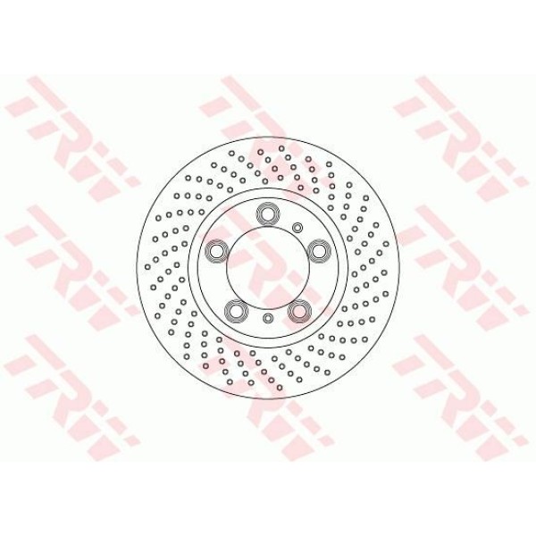 Trw Df6779S Fren Diski &Ouml;n Boxster 2012 Cayman 2013 