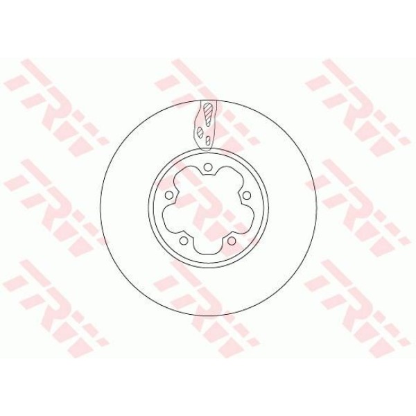 Trw Df6781S Fren Diski &Ouml;n Transit 06- 