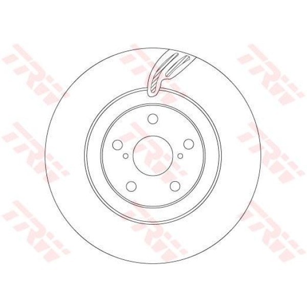 Trw Df6792S Fren Diski &Ouml;n Gs 2006-2011. Gs 2012- . Rc 2014- 