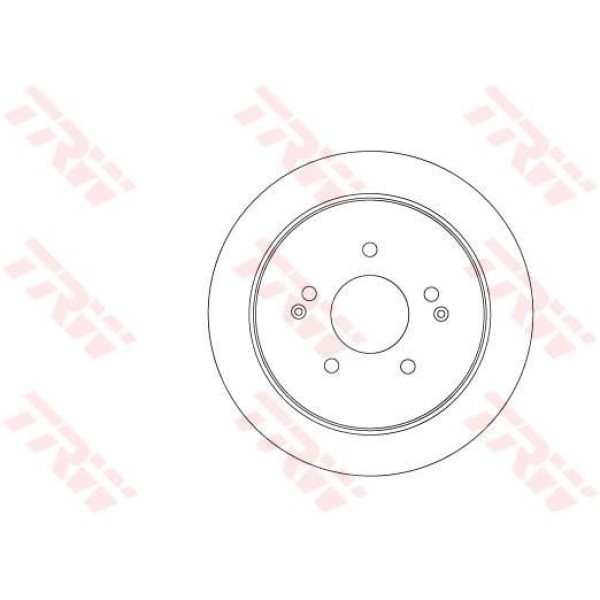 Trw Df6901 Fren Diski Arka Aks Korando 2010- 