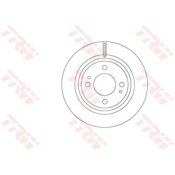 Trw Df6908 Fren Diski &Ouml;n Aks Space Star 2012-
