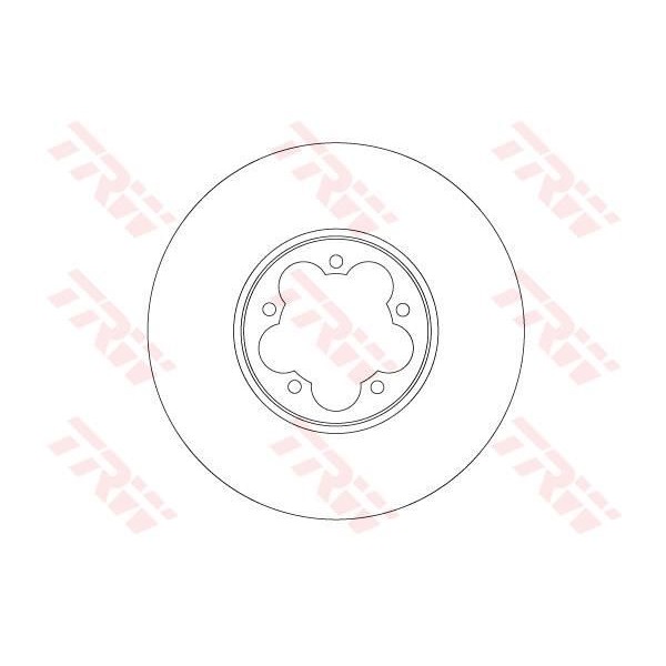 Trw Df6921S Fren Diski &Ouml;n Transit Bus 2011 --- Transit Box 2013 -Transit Chassis 2013 