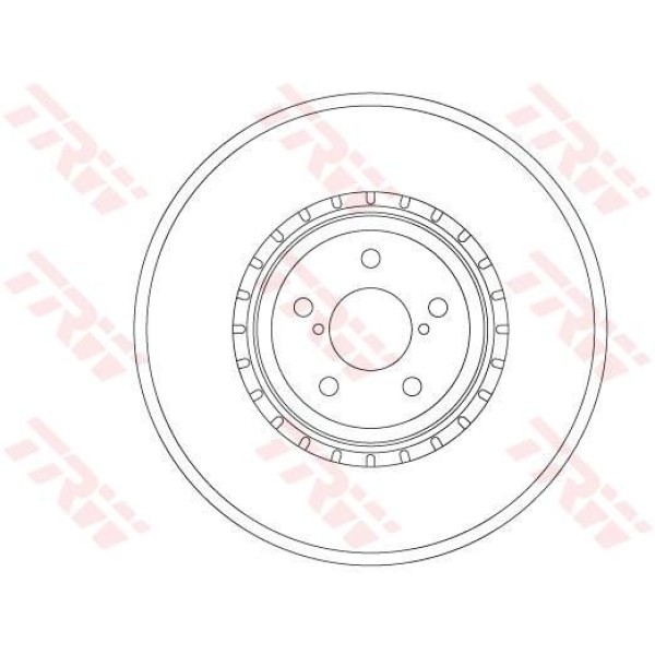 Trw Df6923S Fren Diski On (Subaru:Forester  2.0  Xd 2.0 D Awd 13-) 