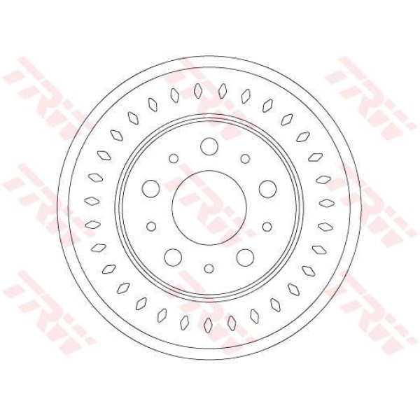 Trw Df6925S Fren Diski Arka Ducato III 2014