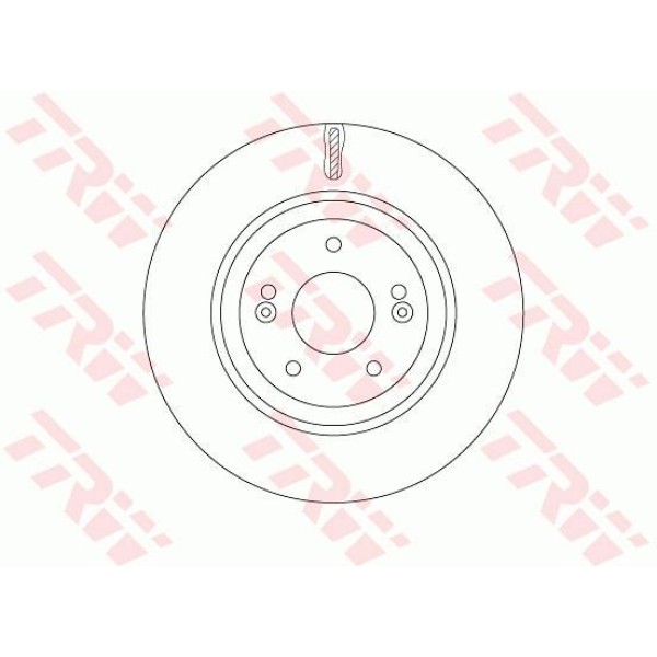 Trw Df7592 Fren Diski &Ouml;n İx35 12- 