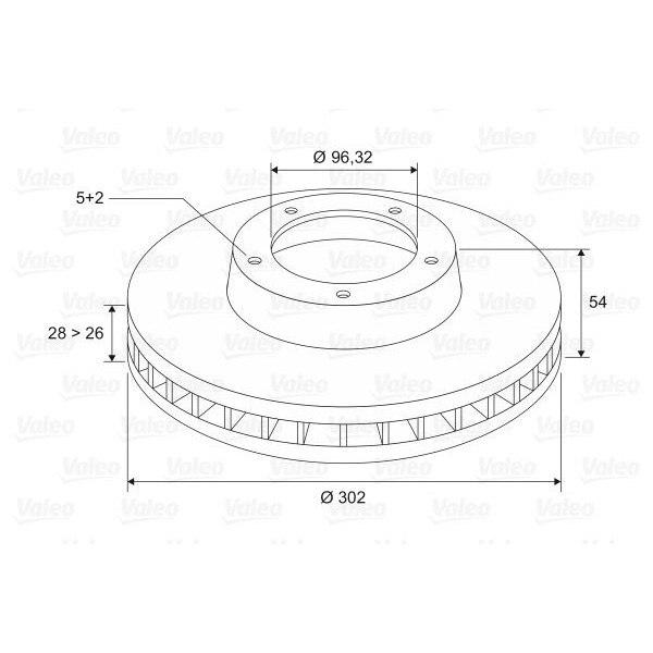 Valeo 197210 Fren Diski &Ouml;n Sorento 02-