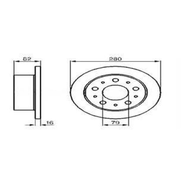 Valeo 197329 Fren Diski Arka 14Q Ducato 94-