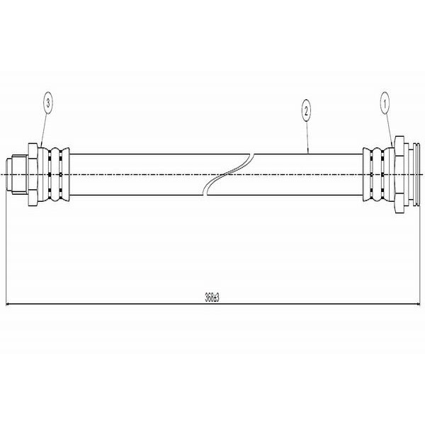 CAVO C800485A Fren Hortumu Ön Felıcıa -96