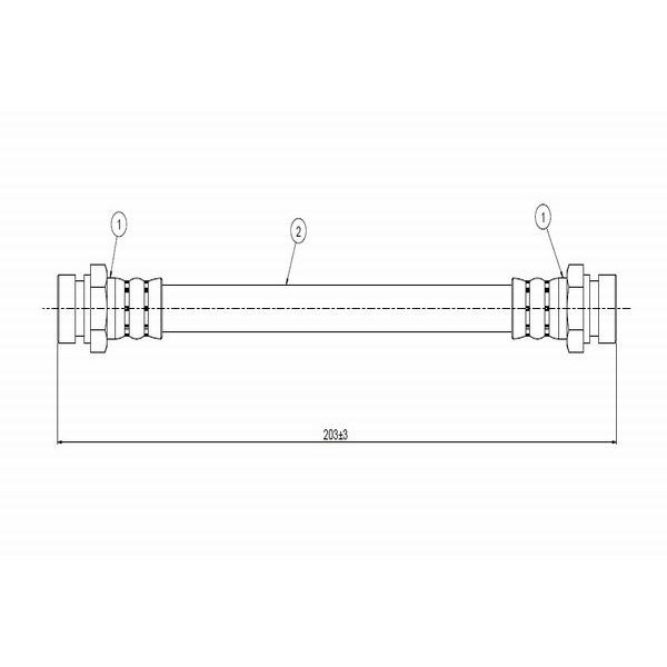 CAVO C800679B Fren Hortumu Arka Felıcıa 95-