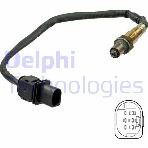 DELPHI ES21086-12B1 Oksijen Sensörü Bmw E81 E87 E90 E60 Mini R56 R60 R61 N47 Katalızor Oncesı