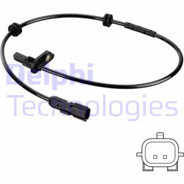 DELPHI SS20747 Abs Sensörü Captur-Clio 06-2012 