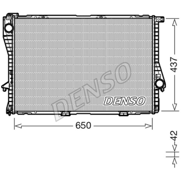 DENSO DRM05048 Su Radyatörü 