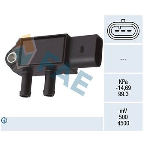 FAE 16143 Fark Basınç Sensörü Tum Yenı Modeller 1,4TDI 1,6TDI 13-