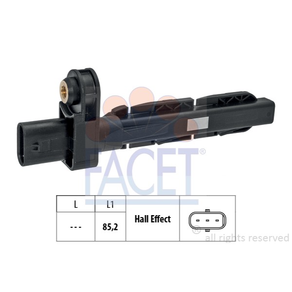 FACET 90826 Krank Mili Sensörü Bmw B37-38-47-48 G20 G30 F10 F20 Mini F54 F55 F56 F57 F60