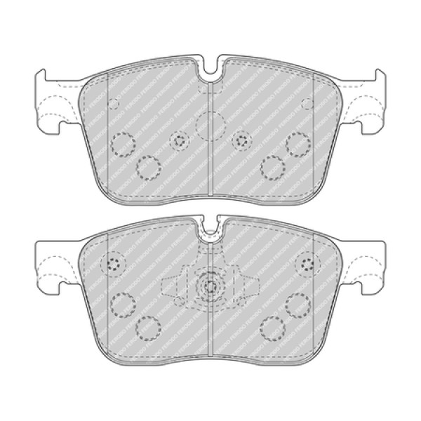 FERODO FDB4894 Ön Balata Range Rover Discovery 5 2017-